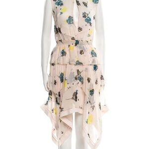 Self-Portrait Floral Print Midi Length Dress